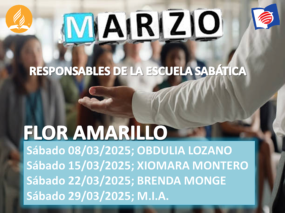 RESPONSABLES DE E.S. FLOR AMARILLO
